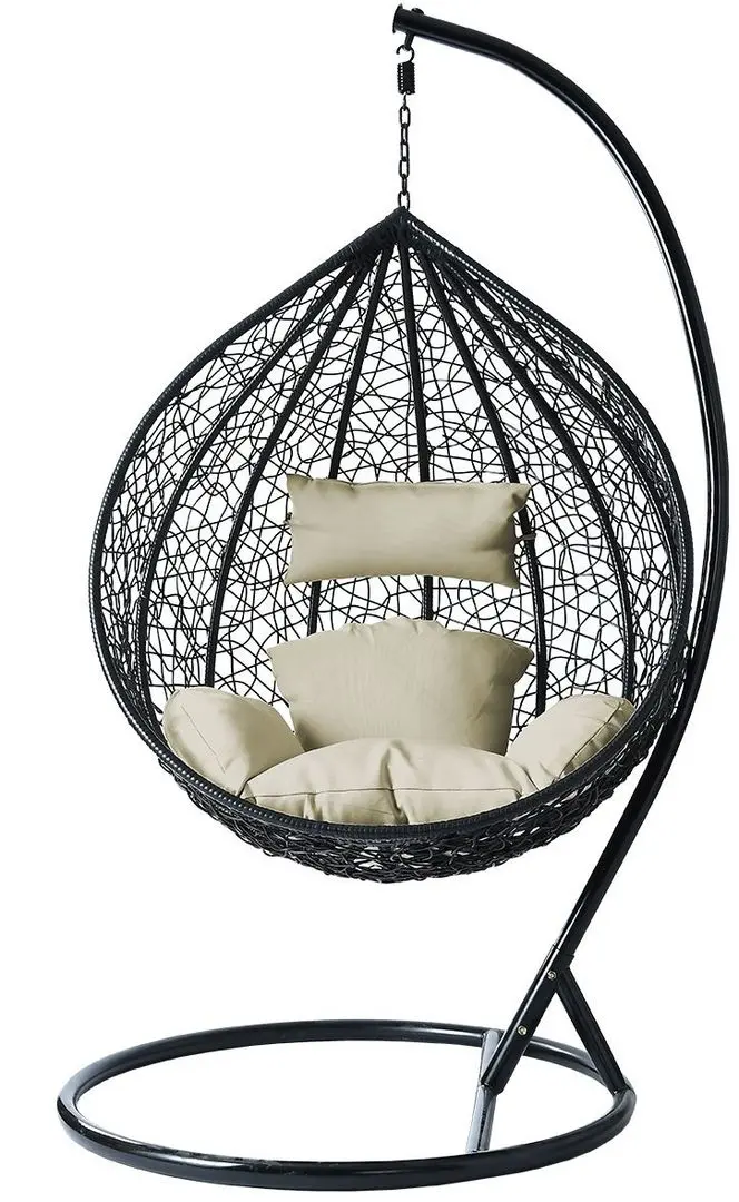 Кресло-кокон Mirjan24 Masanta/Santa Cruz (Black/Cream) - 3