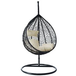 Кресло-кокон Mirjan24 Masanta/Santa Cruz (Black/Cream) Thumb