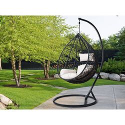 Кресло-кокон Mirjan24 Masanta/Santa Cruz (Black/Cream) Thumb