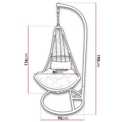 Fotoliu Mirjan24 Red/Boho (Gray) Thumb