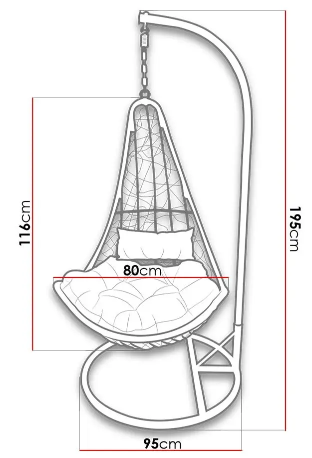 Fotoliu Mirjan24 Red/Boho (Gray) - 5