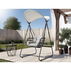 Scaun balansoar Mirjan24 Cykoria/Bali (Anthracite/Black/White)