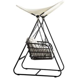 Scaun balansoar Mirjan24 Cykoria/Bali (Anthracite/Black/White) Thumb