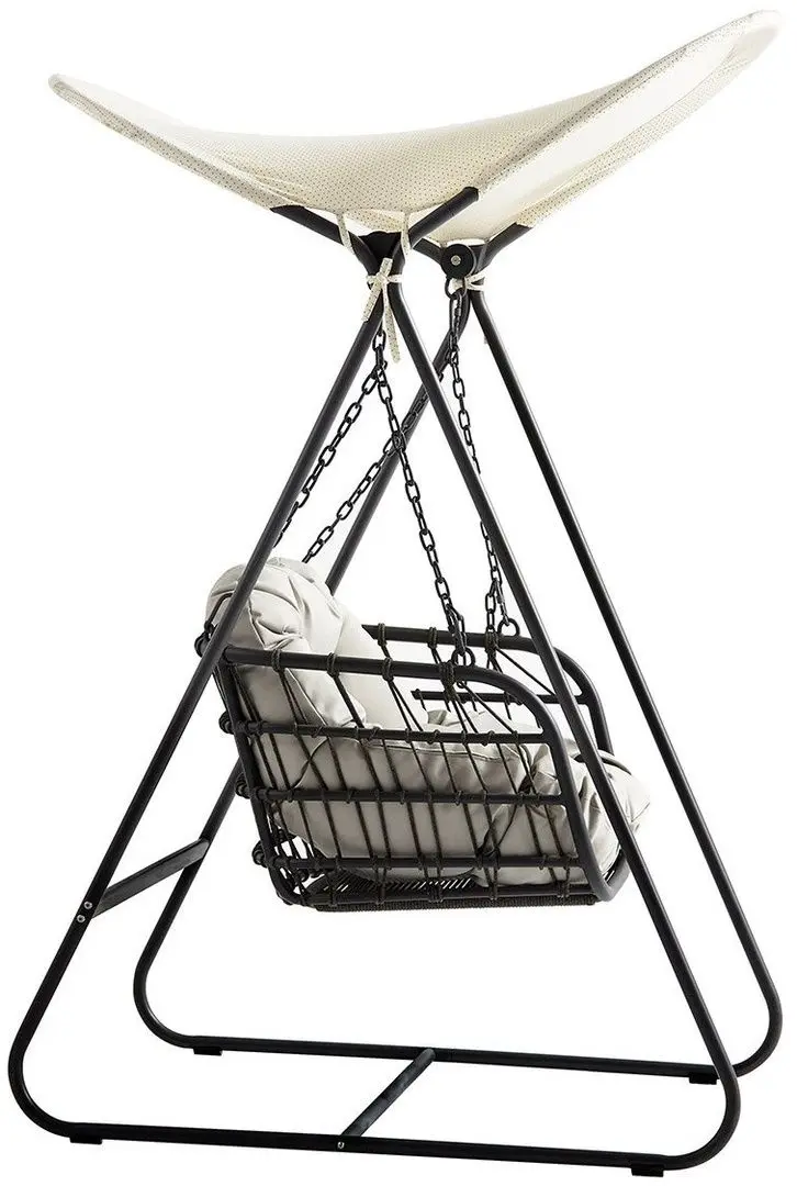 Scaun balansoar Mirjan24 Cykoria/Bali (Anthracite/Black/White)