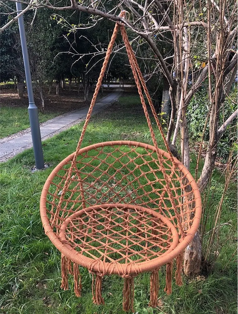 Fotoliu suspendat Mobhaus Amado 2 New (Beige-Brown)