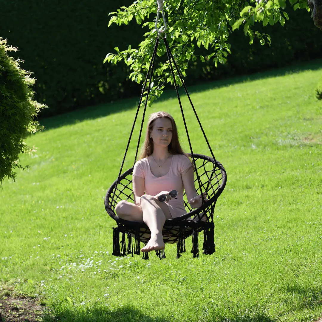 Кресло подвесное Mobhaus Amado 2 New (Black)