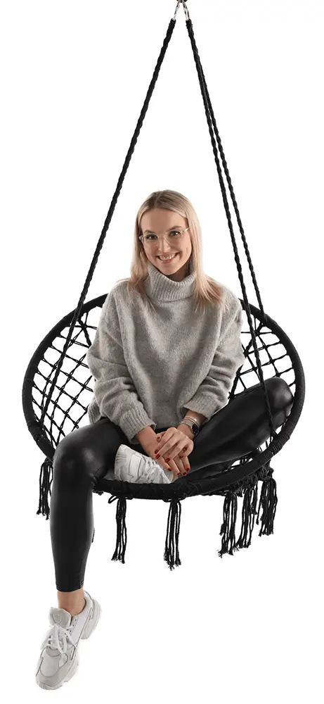 Кресло подвесное Mobhaus Amado 2 New (Black)