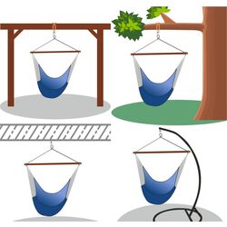 Fotoliu suspendat Mobhaus Amado 2 New (White) Thumb