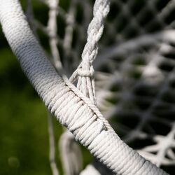 Fotoliu suspendat Mobhaus Amado 2 New (White) Thumb