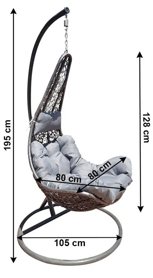 Fotoliu Mobhaus Kalea 2 New (Gray)