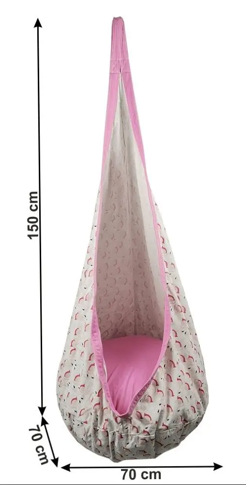 Fotoliu-cocon Mobhaus Siesta Typ 2 (Pink/Flamingo)