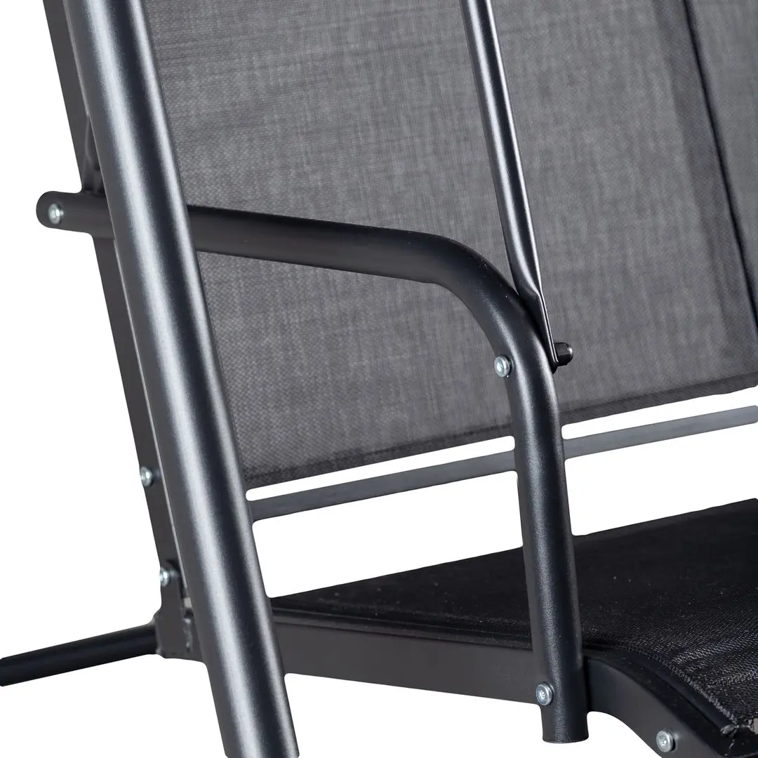 Скамья-качели с тентом Modern Home FR-SW001T (Black) - 5