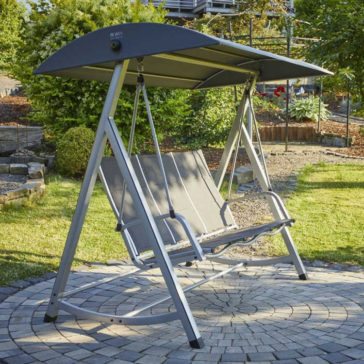 Скамья-качели с тентом MWH Das Original 879315 (Grey)