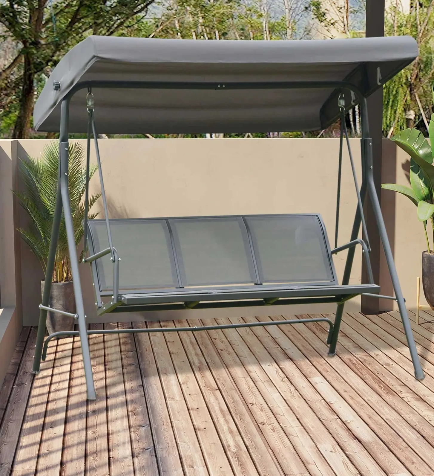 Садовые качели Outsunny 100110-062 (Grey) - 6