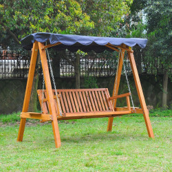Садовые качели Outsunny 100110-064NY (Navy/Natural)