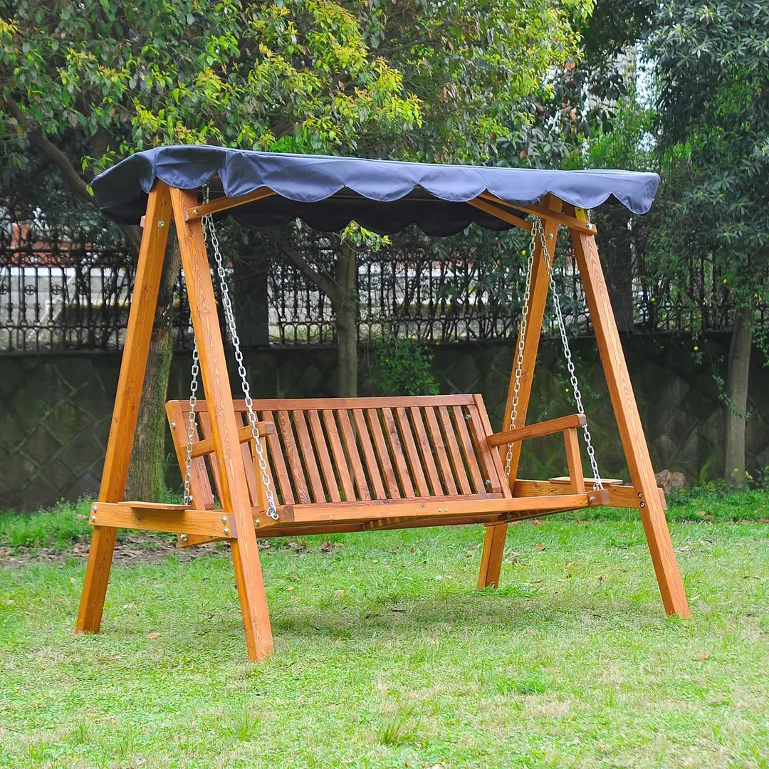 Садовые качели Outsunny 100110-064NY (Navy/Natural)