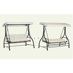 Садовые качели Outsunny 84A-031V01CW (Cream White) Thumb