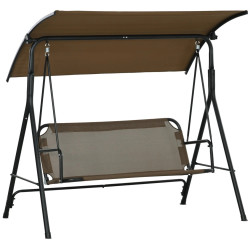 Садовые качели Outsunny 84A-054V03BN (Brown) Thumb