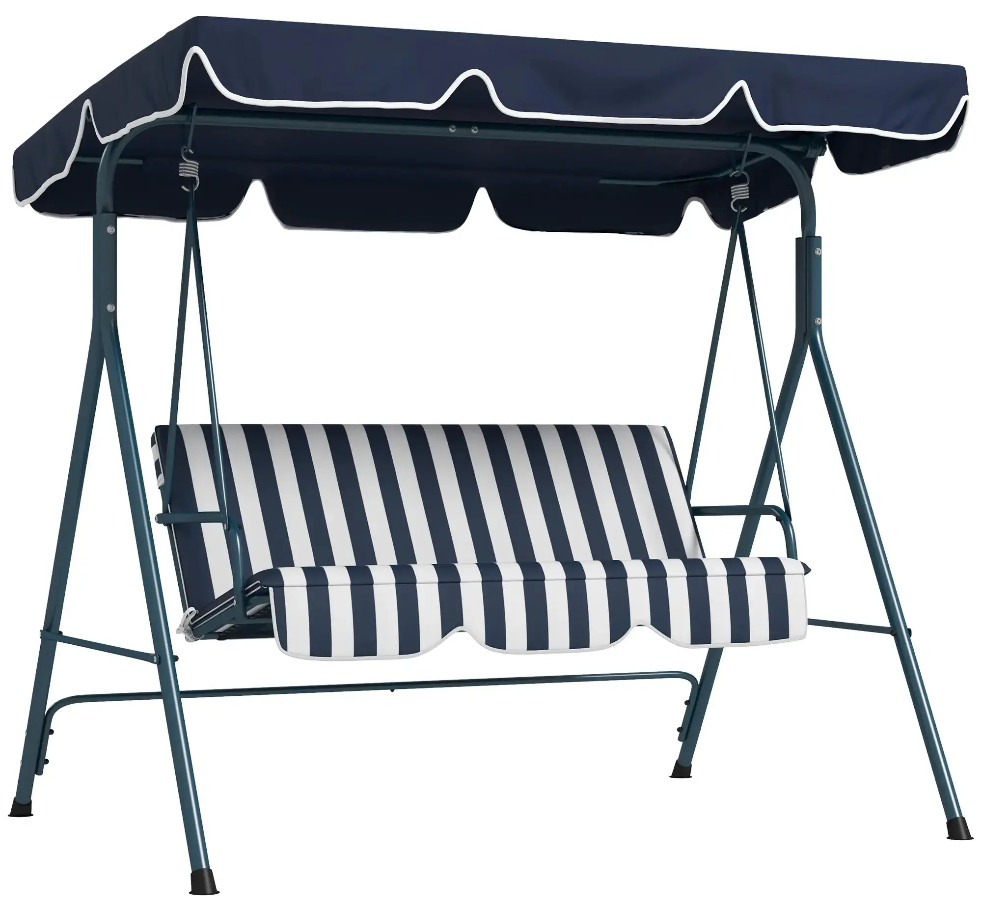 Садовые качели Outsunny 84A-054V03BU (Blue/White) - 3