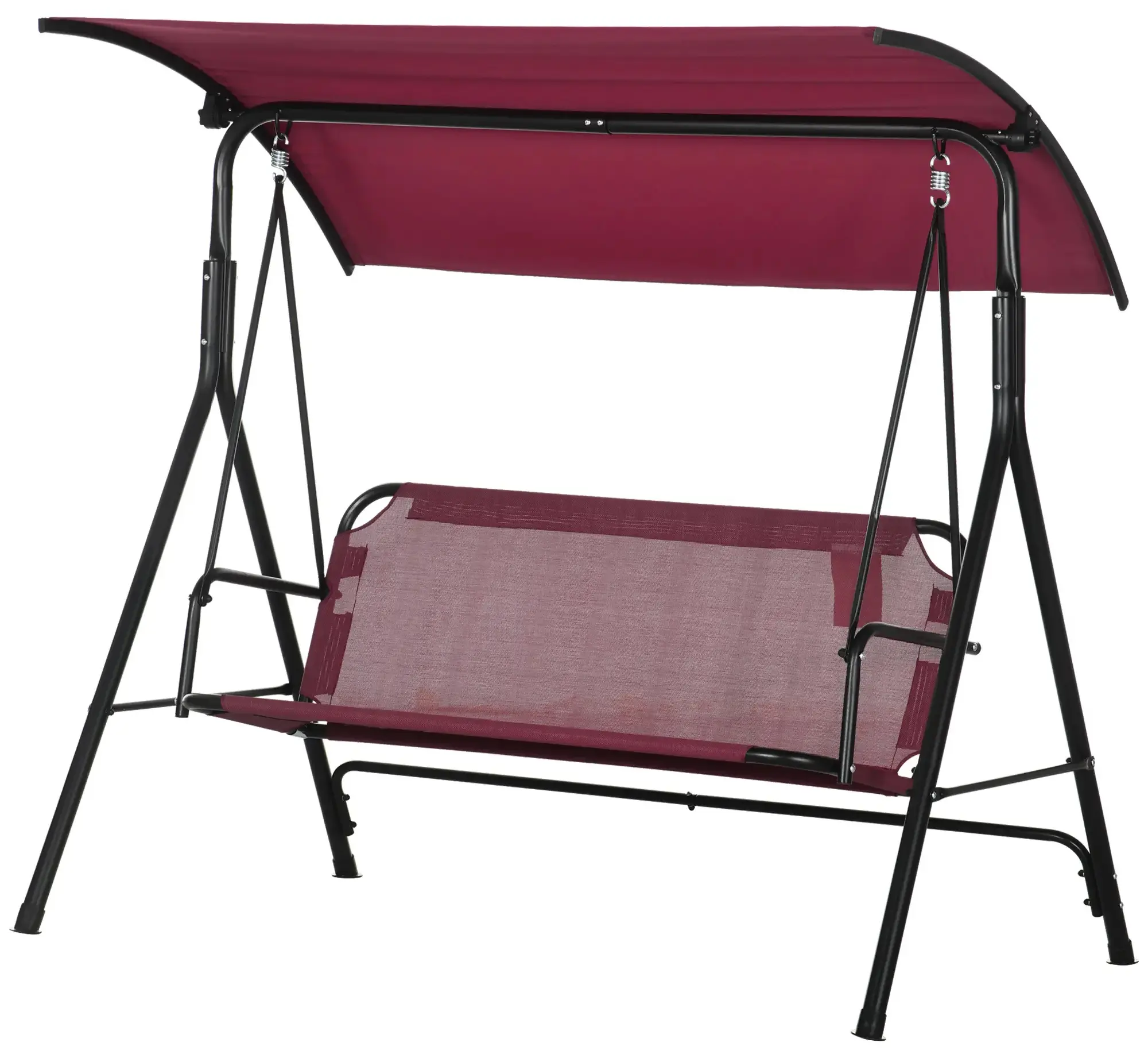 Leagan de gradina Outsunny 84A-054V03WR (Wine Red) - 2