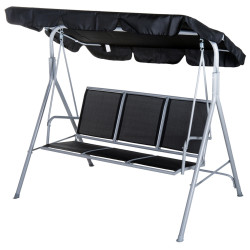 Садовые качели Outsunny 84A-059BK (Black) Thumb