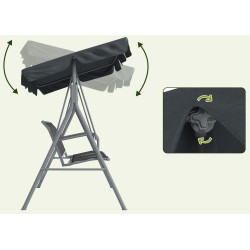 Садовые качели Outsunny 84A-059CG (Dark Grey) Thumb