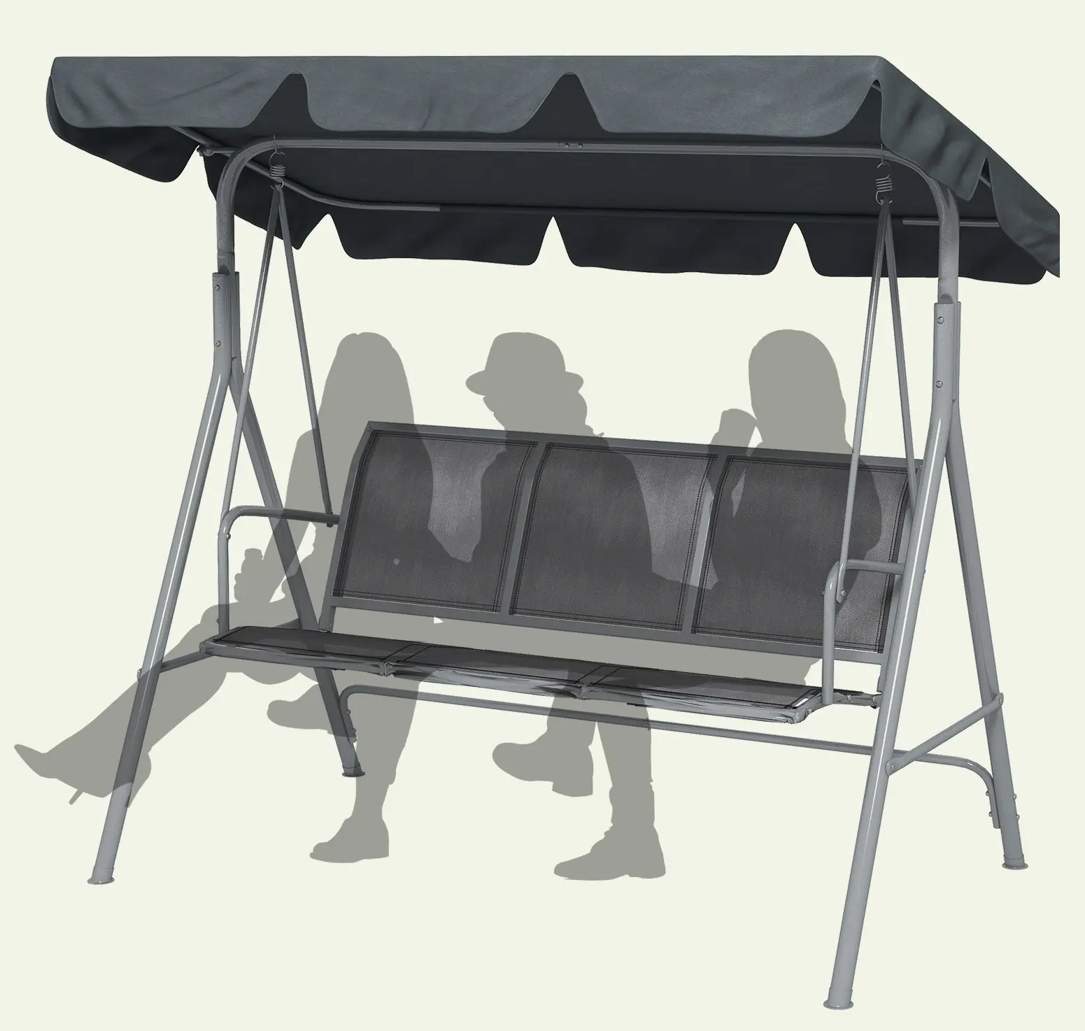 Садовые качели Outsunny 84A-059CG (Dark Grey) - 7