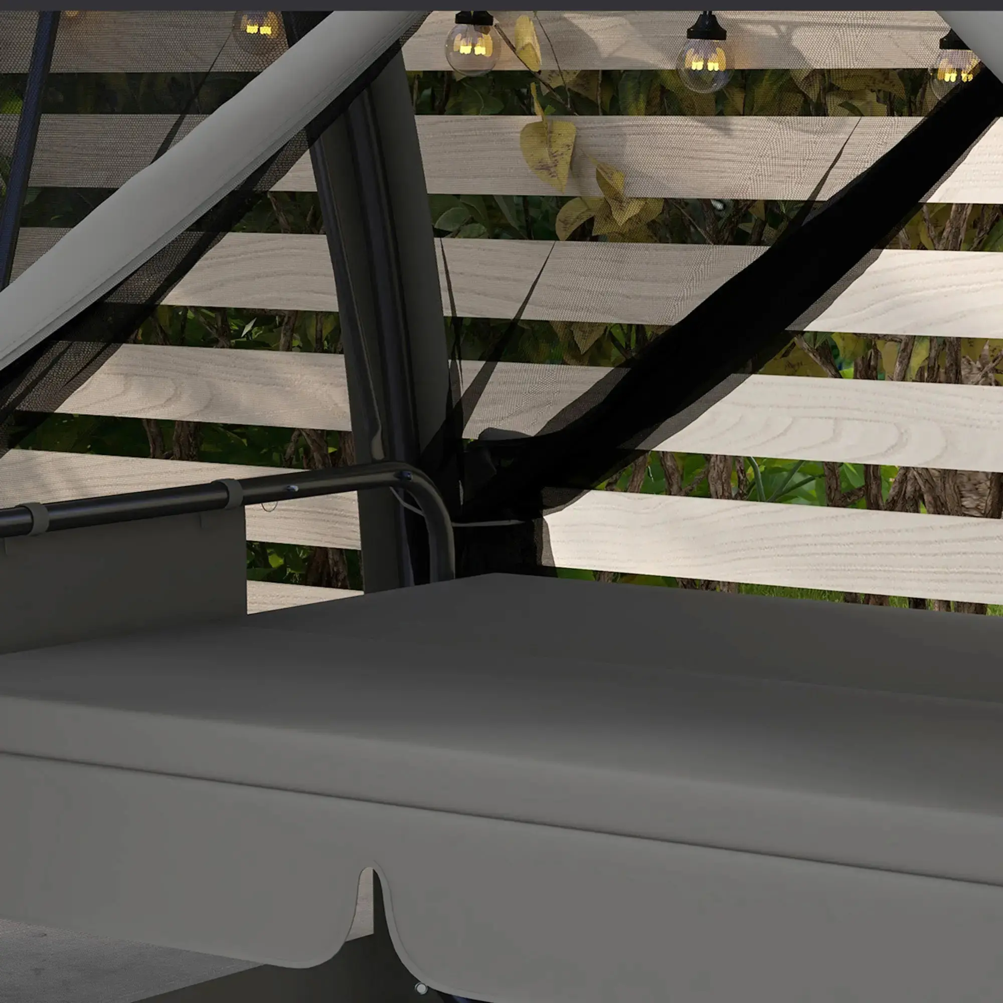 Садовые качели Outsunny 84A-063V01CG (Dark Grey) - 4