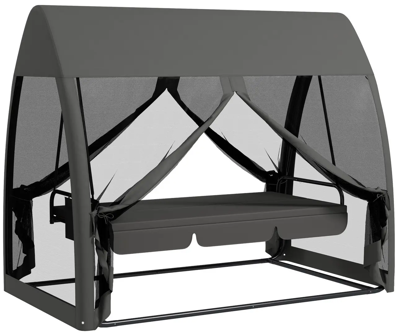 Садовые качели Outsunny 84A-063V01CG (Dark Grey)