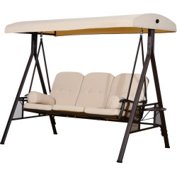 Садовые качели Outsunny 84A-068 (Beige) Thumb