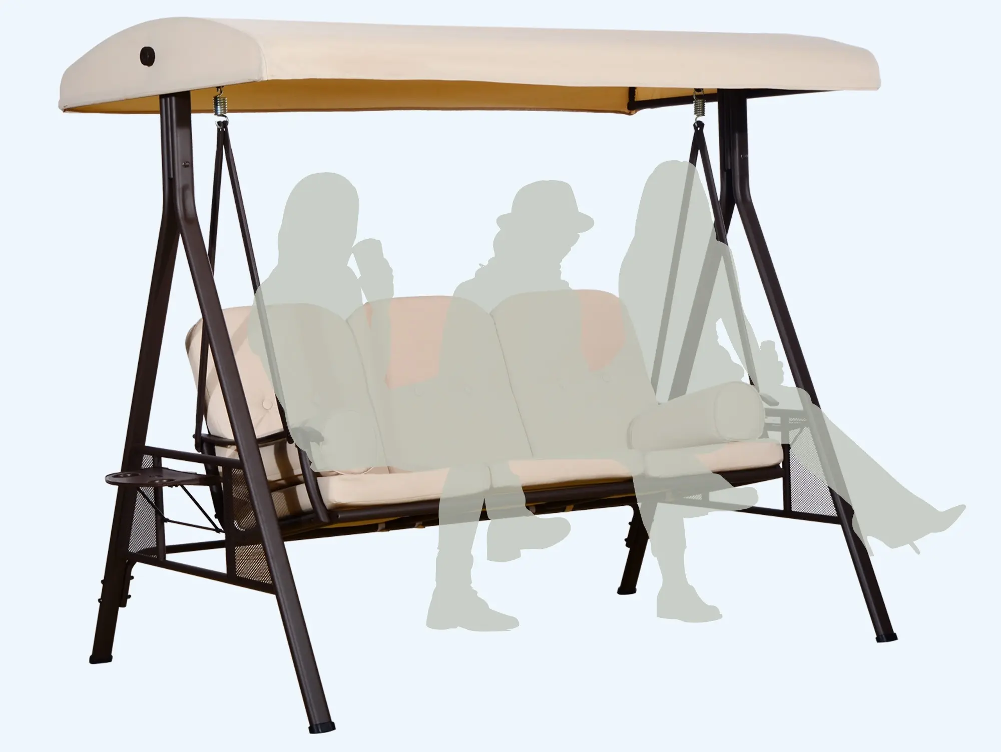 Садовые качели Outsunny 84A-068 (Beige) - 3