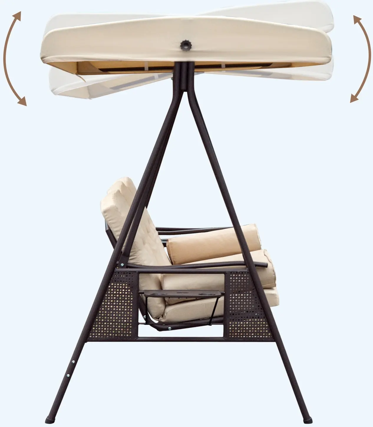 Садовые качели Outsunny 84A-068 (Beige) - 4