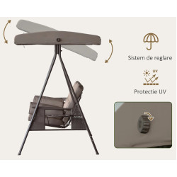 Leagan de gradina Outsunny 84A-068BN (Brown) Thumb