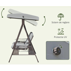 Leagan de gradina Outsunny 84A-068LG (Light Grey) Thumb