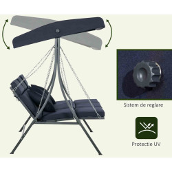 Leagan de gradina Outsunny 84A-139DB (Dark Blue) Thumb