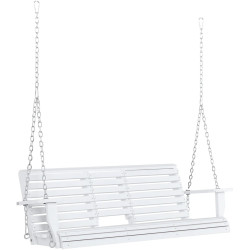 Садовые качели Outsunny 84A-147WT (White) Thumb