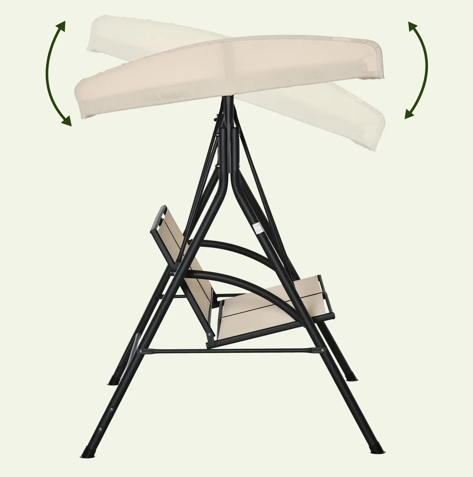 Садовые качели Outsunny 84A-233BG (Beige) - 5