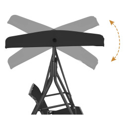 Leagan de gradina Outsunny 84A-234BK (Black) Thumb