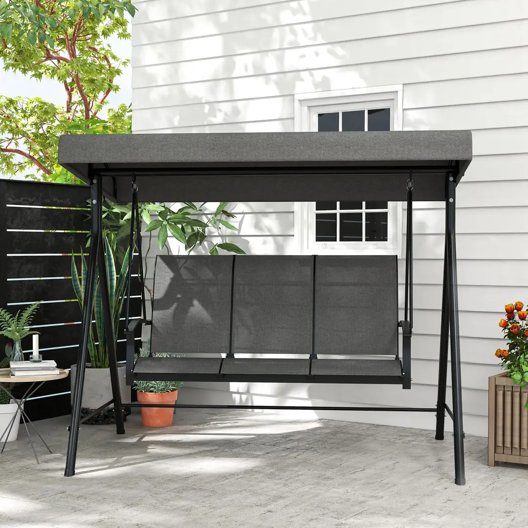 Садовые качели Outsunny 84A-255 (Dark Grey)