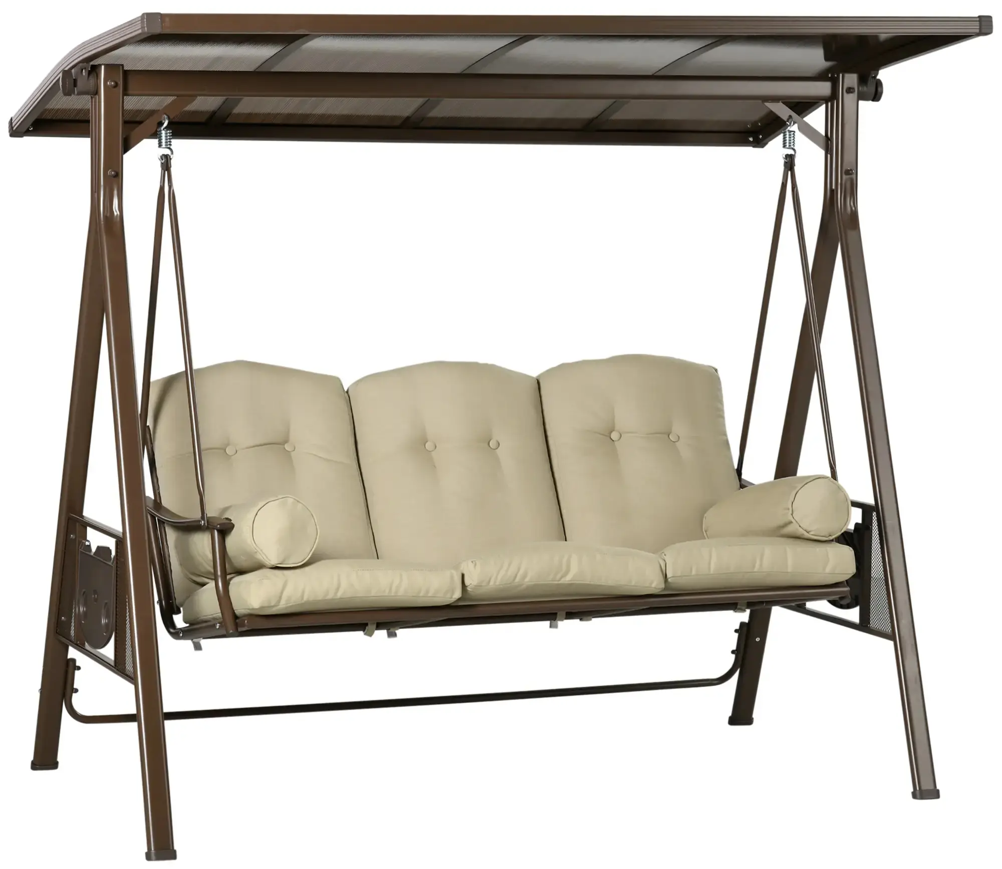 Leagan de gradina Outsunny 84A-270V00KK (Khaki/Brown) - 2