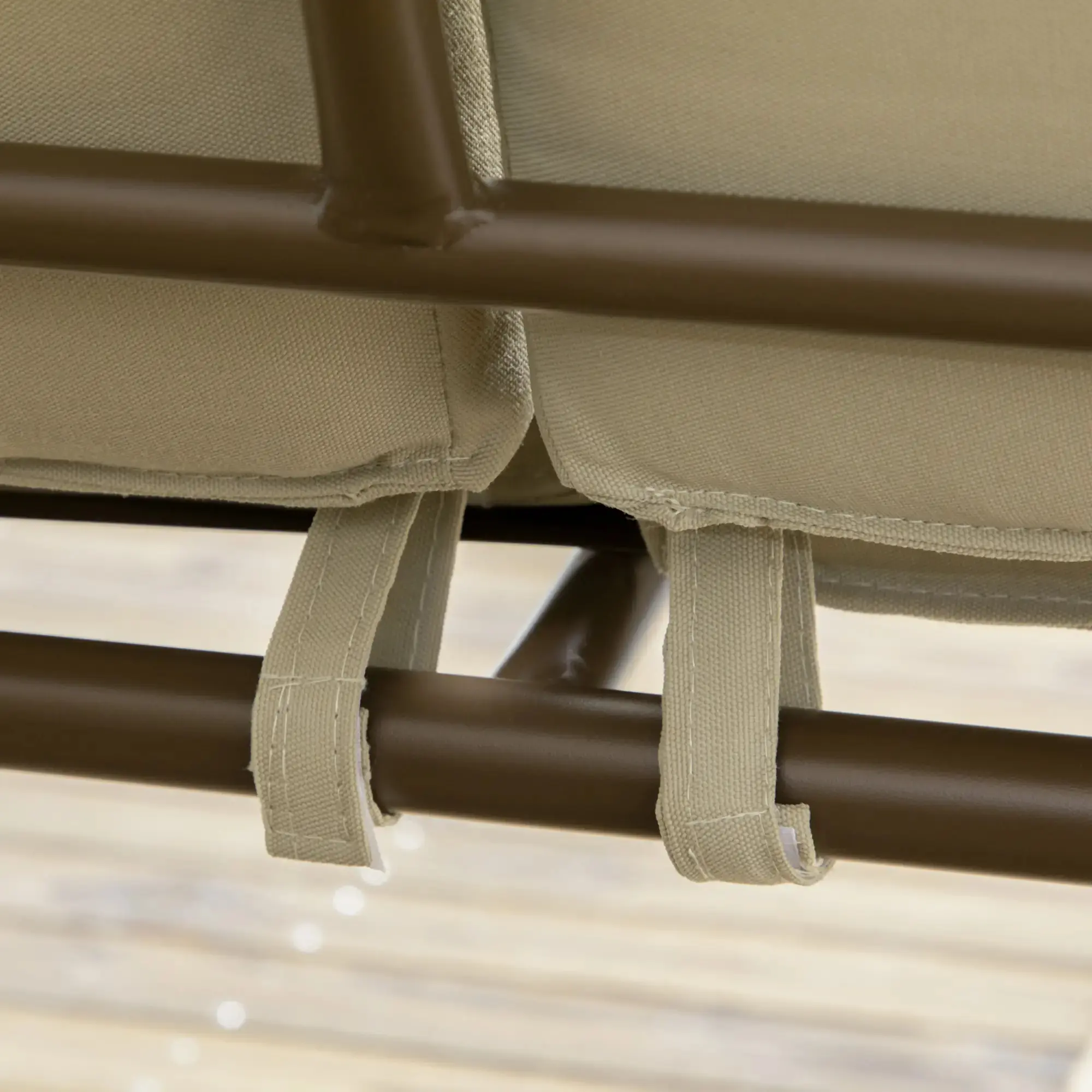 Leagan de gradina Outsunny 84A-270V00KK (Khaki/Brown) - 5