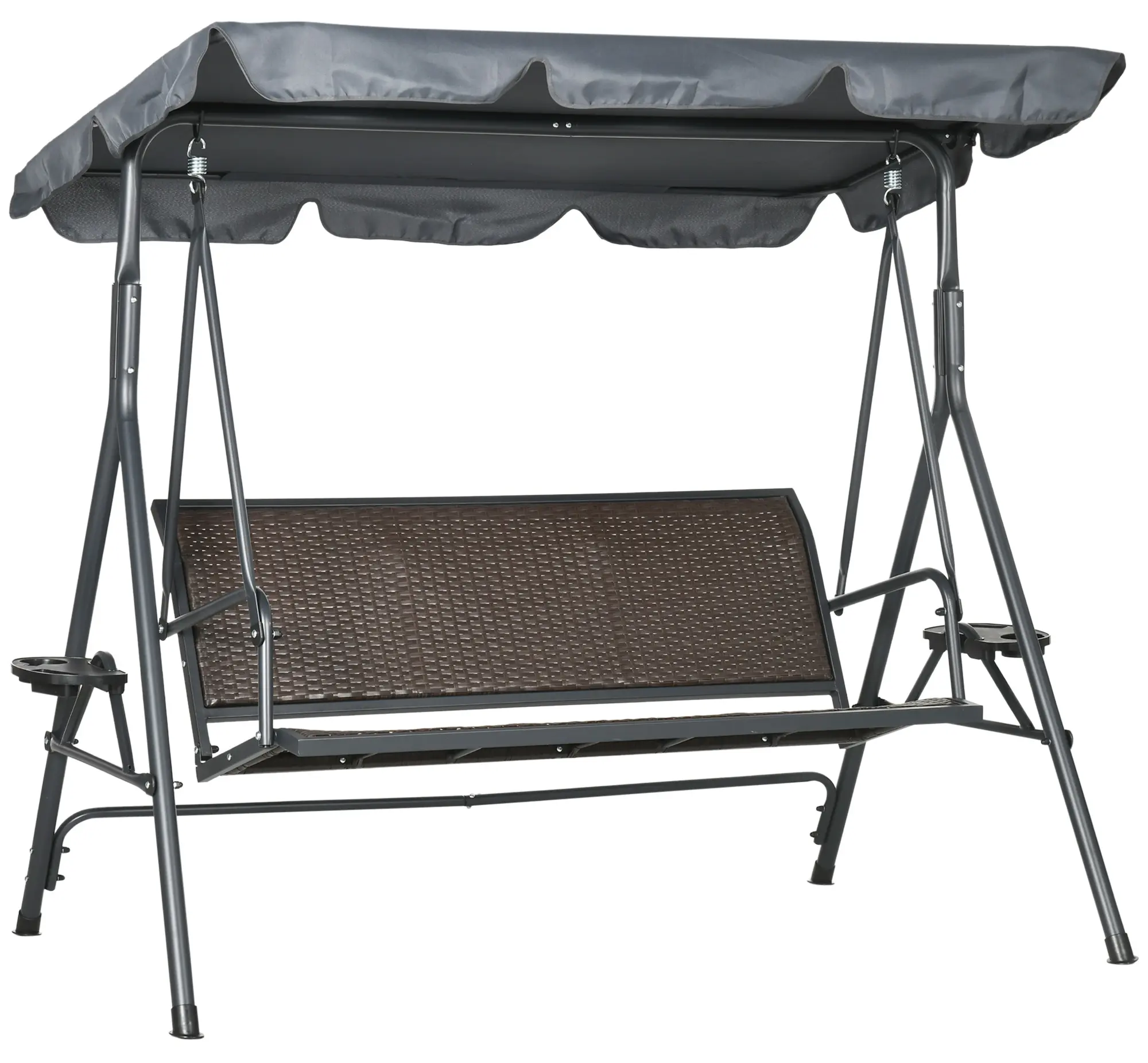 Leagan de gradina Outsunny 84A-277V00CG (Dark Brown/Grey) - 3