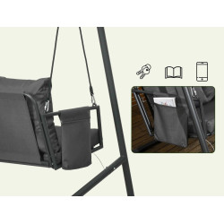 Садовые качели Outsunny 84A-332V00CG (Dark Grey) Thumb