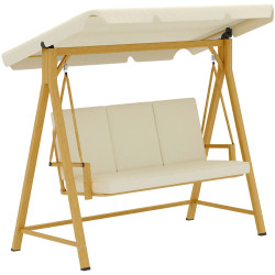 Leagan de gradina Outsunny 84A-341V00BG (Beige) Thumb