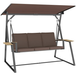 Садовые качели Outsunny 84A-383V00BN (Brown) Thumb