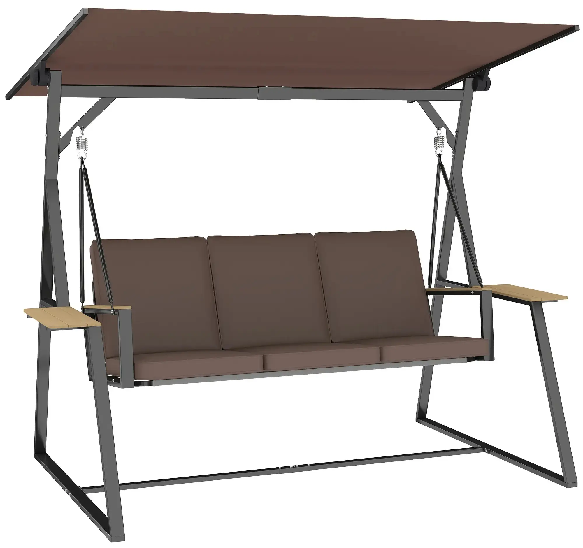 Садовые качели Outsunny 84A-383V00BN (Brown) - 2