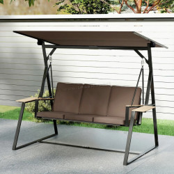 Leagan de gradina Outsunny 84A-383V00BN (Brown)