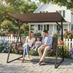 Садовые качели Outsunny 84A-383V00BN (Brown) Thumb