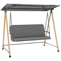 Садовые качели Outsunny 84A-389V00GY (Grey) Thumb