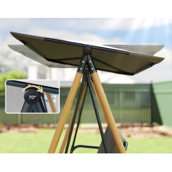 Садовые качели Outsunny 84A-389V00GY (Grey) Thumb